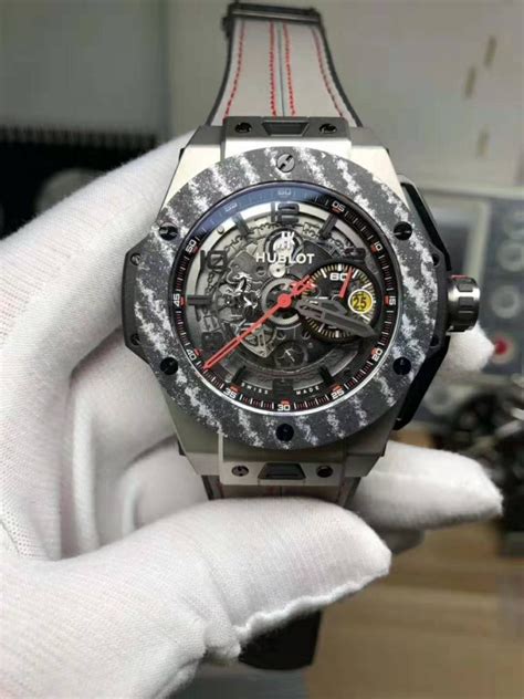 hublot ferrari carbon replica|hublot and ferrari.